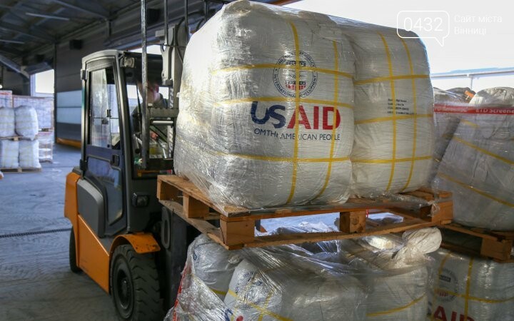 У Вінниці видаватимуть гуманітарну допомогу від партнерів зі США