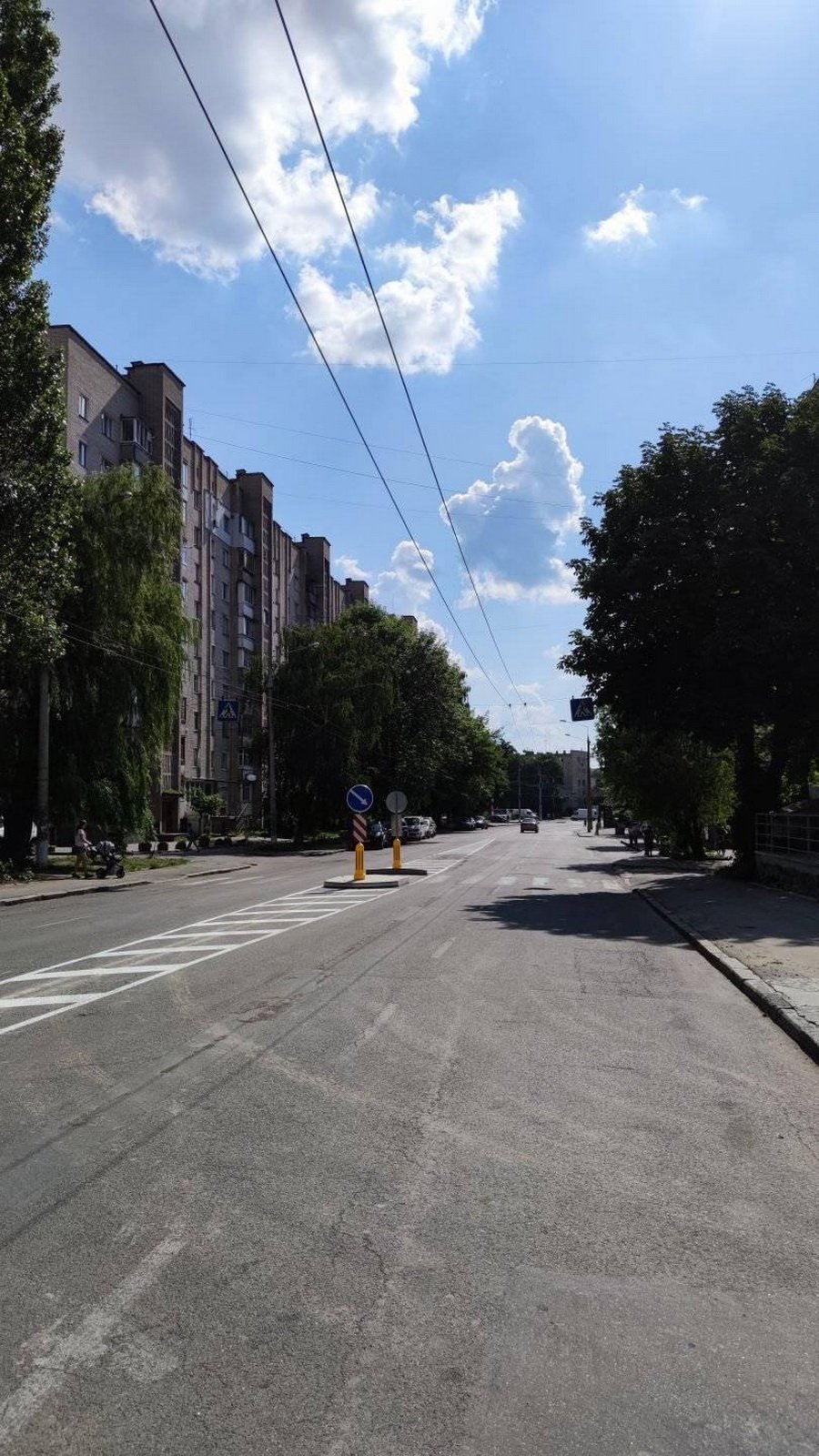 У Вінниці по вулиці Янгеля встановили острівець безпеки, фото-1