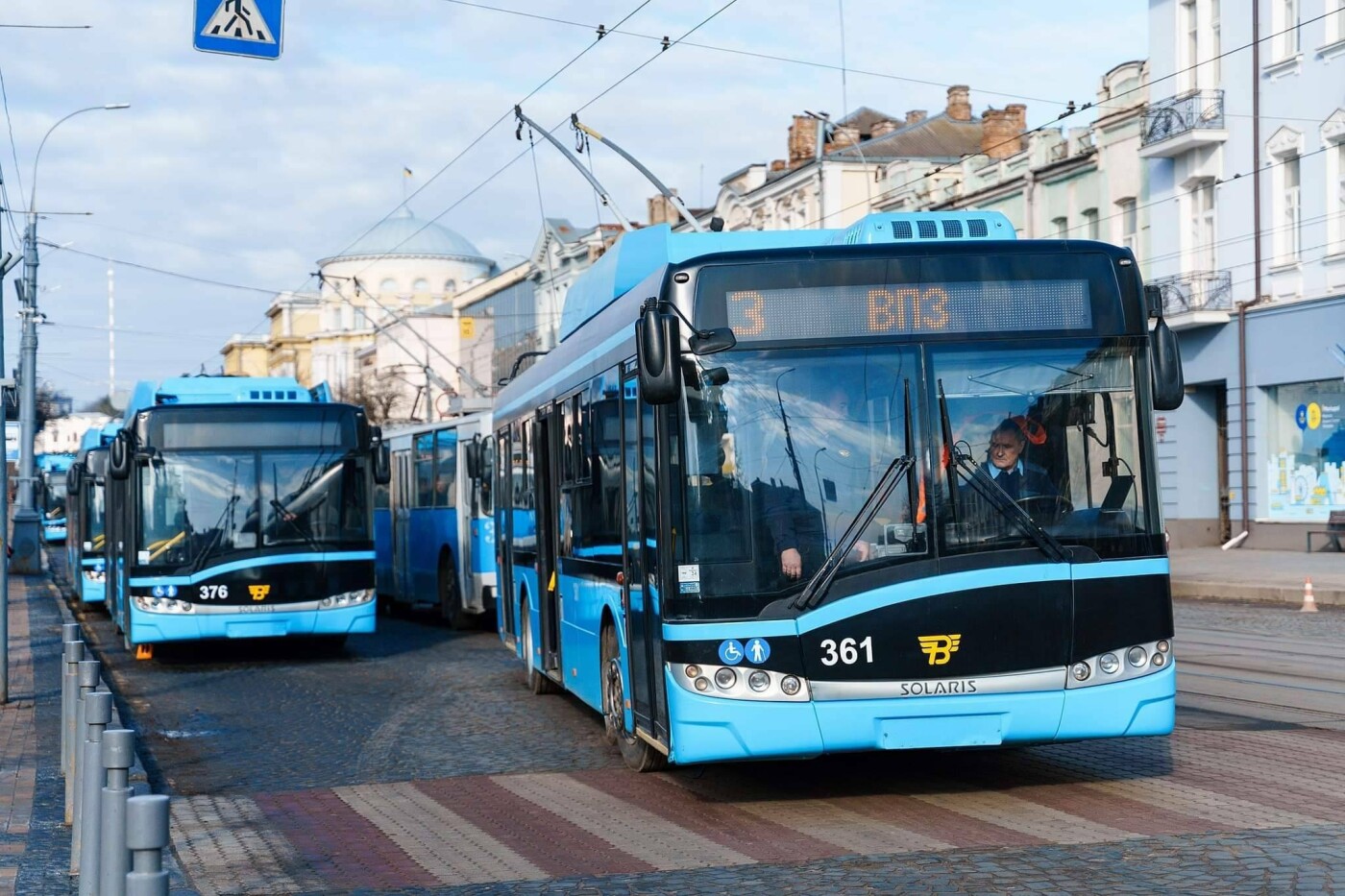 Десять польських тролейбусів виходять на маршрут у Вінниці