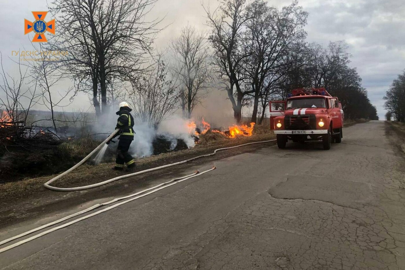 Вінницькі рятувальники ліквідували 10 загорянь в екосистемах