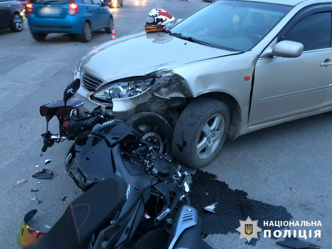 У Хмільнику внаслідок ДТП травмувався 17-річний мотоцикліст