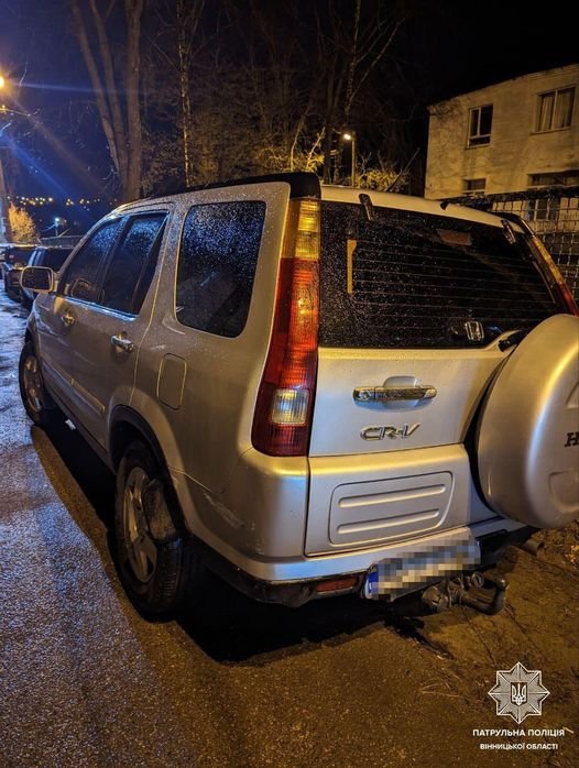 У Вінниці п'яний водій без прав вчинив ДТП та втік з місця пригоди