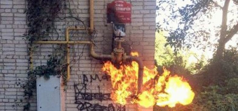 В винницкой многоэтажке загорелся газопровод В винницкой многоэтажке загорелся газопровод, Постников Николай