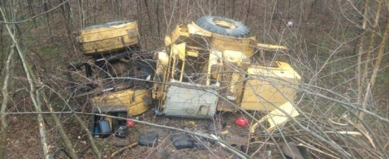 В Винницкой области перевернулся трактор «К-700» В Винницкой области перевернулся трактор «К-700», Постников Николай