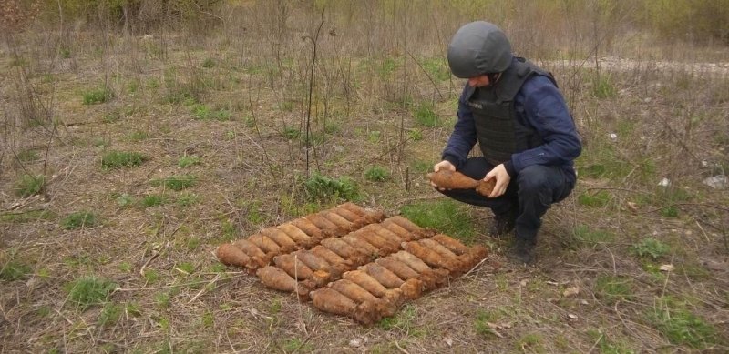 39 минометных мин выкопали в селе на Винниччине (ФОТО) 39 минометных мин выкопали в селе на Винниччине (ФОТО)