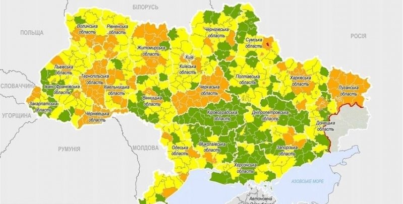 С понедельника Винница в "оранжевой" карантинной зоне С понедельника Винница в "оранжевой" карантинной зоне
