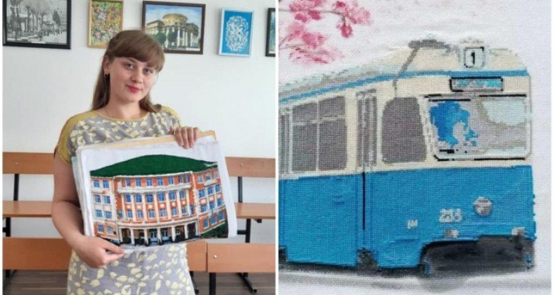 Студенты вышили книгу о Виннице