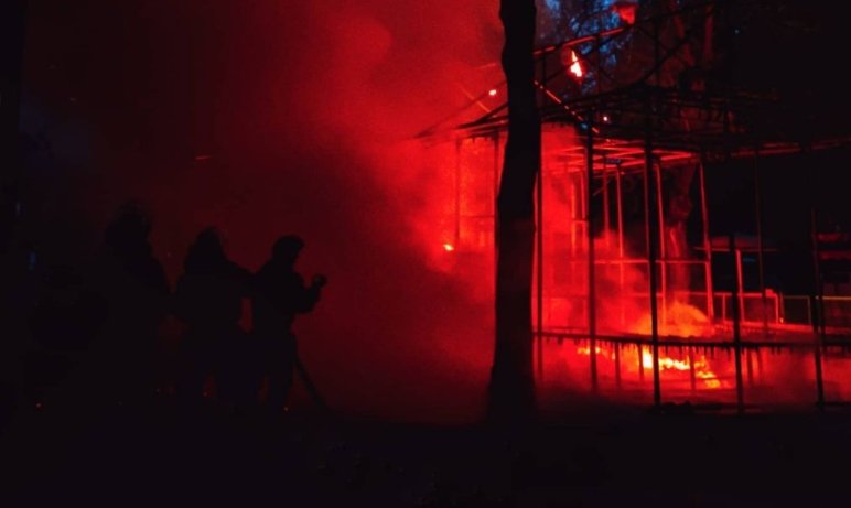 У Вінниці зайнялись дитячі атракціони в Центральному парку