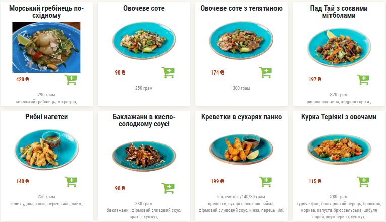 страви WOK у Львові