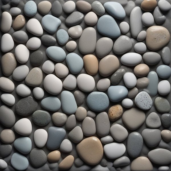 Декоративна галька у душовій зоні