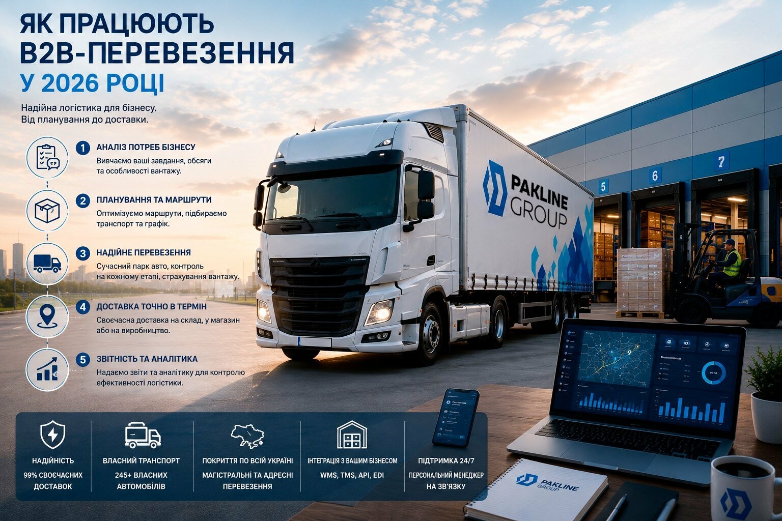 Як працюють B2B-перевезення у 2026 році